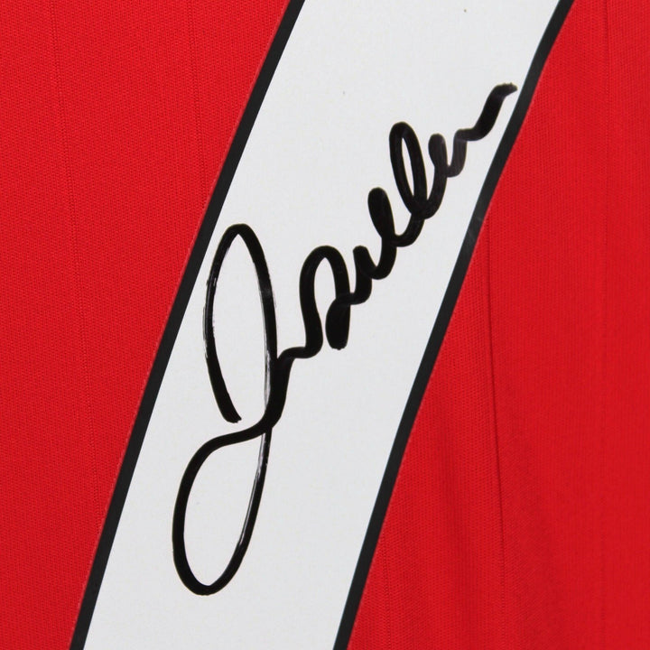 David Beckham Autographed Manchester United Red Adidas Jersey Panini Signed ManU