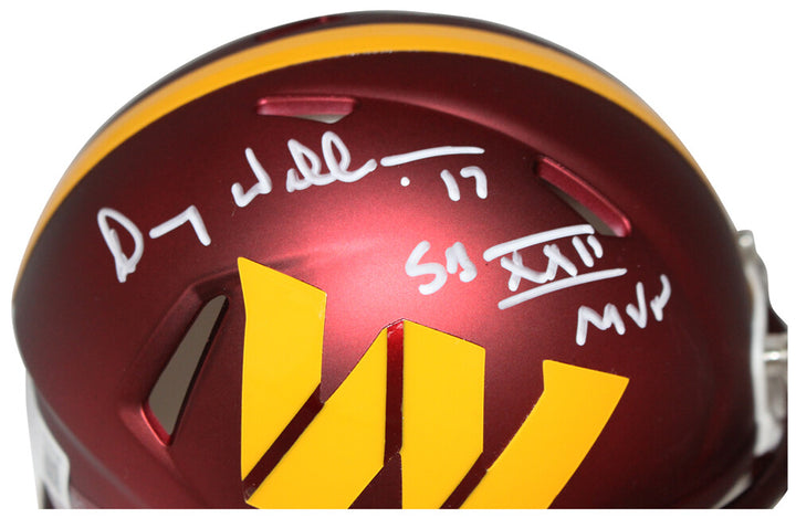 Doug Williams Autographed Washington Commanders Mini Helmet Beckett 40614