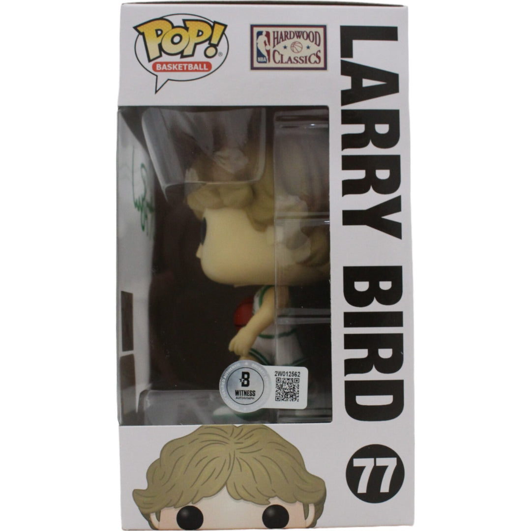 Larry Bird Autographed Boston Celtic Funko Pop! #77 Beckett 46468
