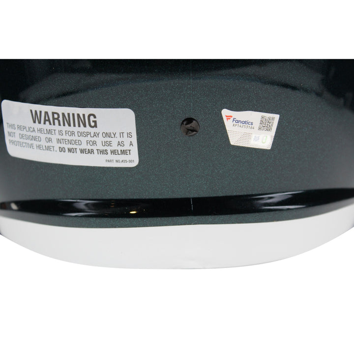 Cooper DeJean Autographed Philadelphia Eagles Full Size Helmet Fanatics Signed