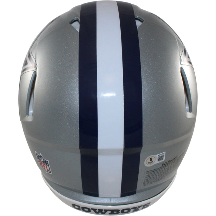 Dak Prescott Autographed/Signed Dallas Cowboys Authentic Helmet Beckett 56322