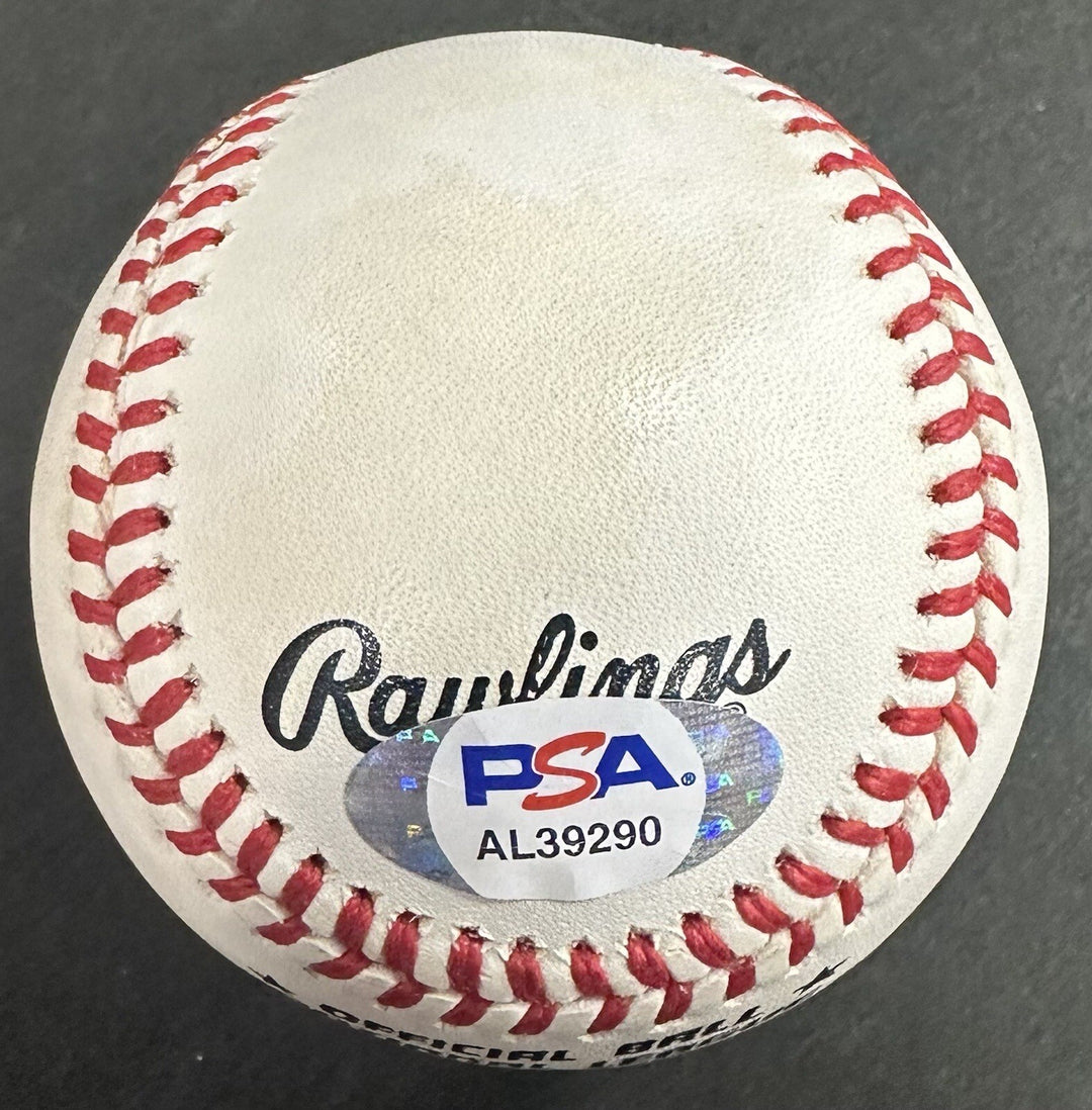 Willie Mays Signed Official NL Baseball SF Giants Autograph Clean PSA COA HOF