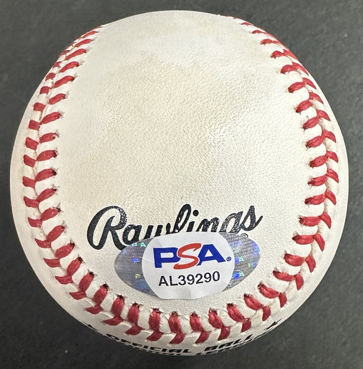 Willie Mays Signed Official NL Baseball SF Giants Autograph Clean PSA COA HOF