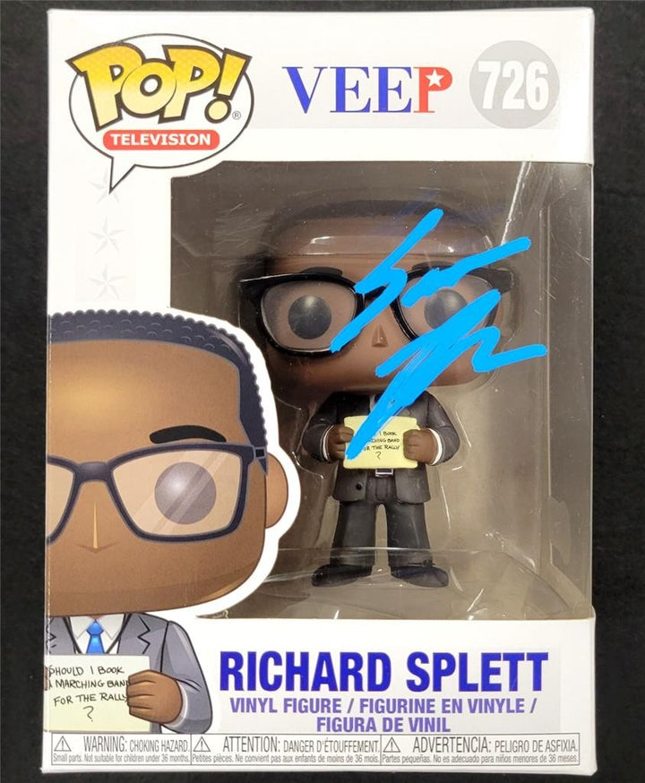 Sam Richardson signed Veep Richard Splett Funko Pop! 726 autograph Beckett BAS