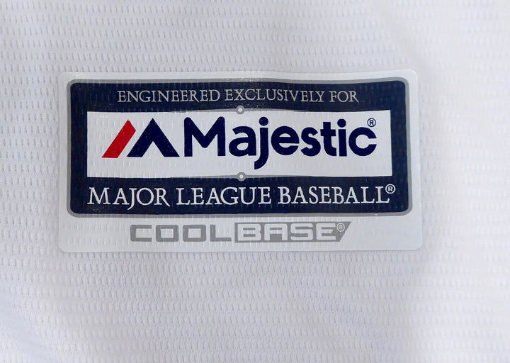 Braves Ronald Acuna Jr. Signed White Majestic Cool Base Jersey Size L Beckett