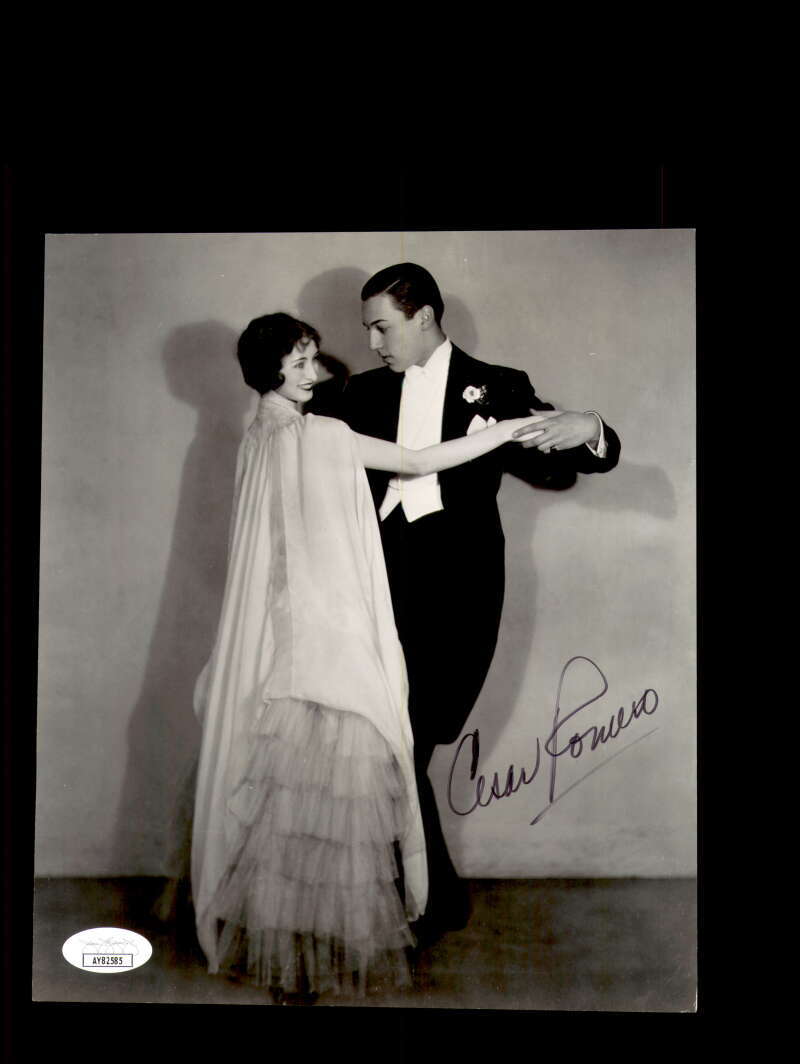 Cesar Romero JSA Coa Signed Vintage 7x9 Photograph Autograph