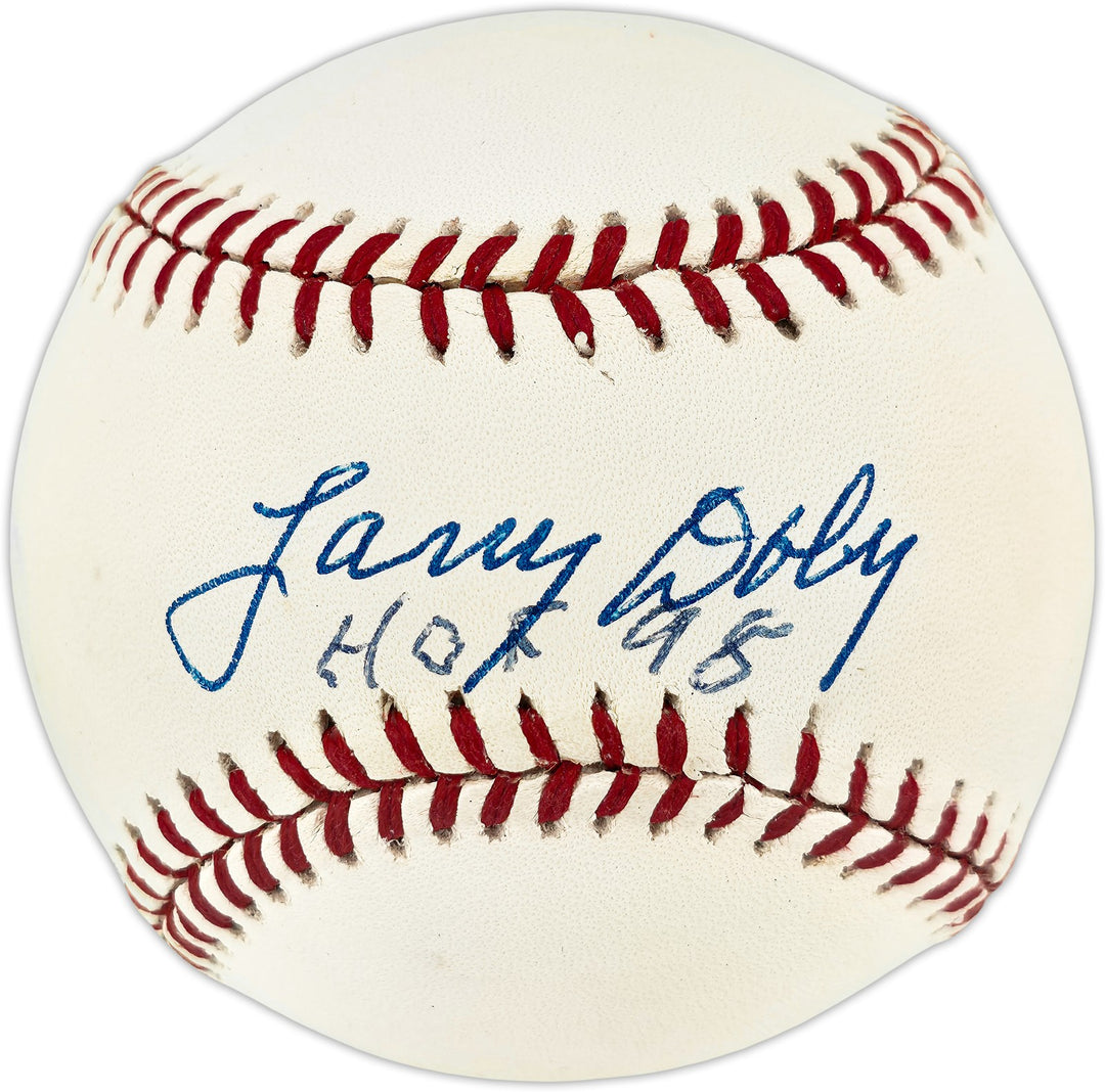 Larry Doby Signed AL Baseball Cleveland Indians "HOF 98" JSA #G05550