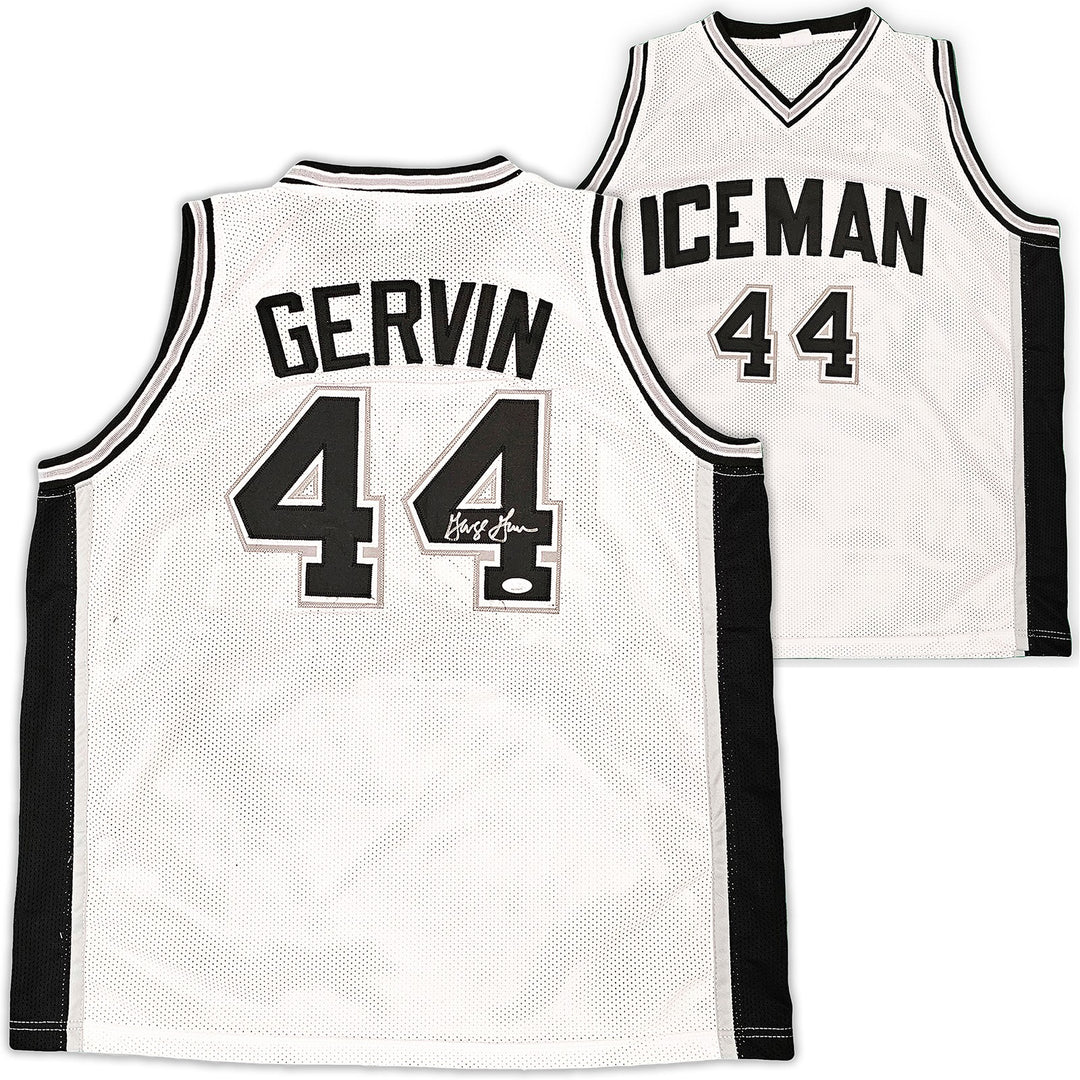 San Antonio Spurs George Gervin Autographed Signed White Jersey JSA