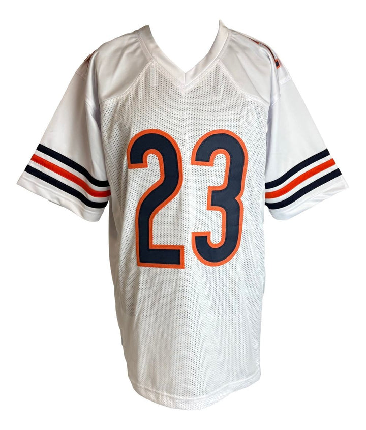 Devin Hester Chicago Signed White Football Jersey JSA QR Hologram