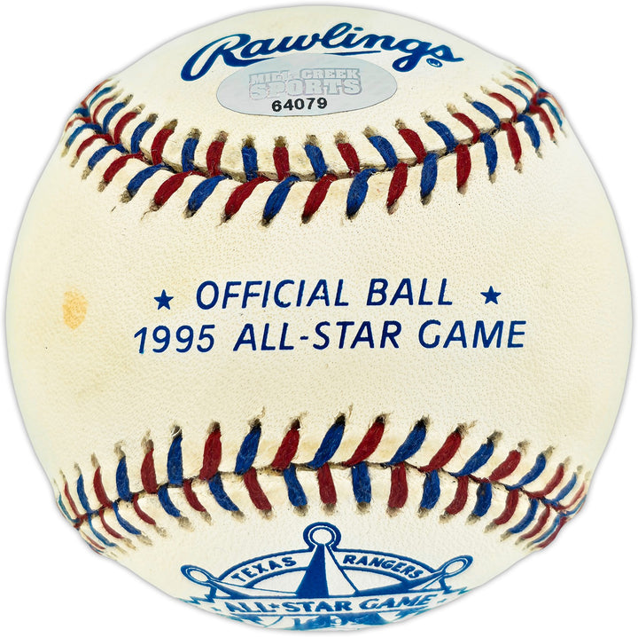Edgar Martinez Auto Official 1995 ASG Logo MLB Baseball Mariners MCS Holo 64079