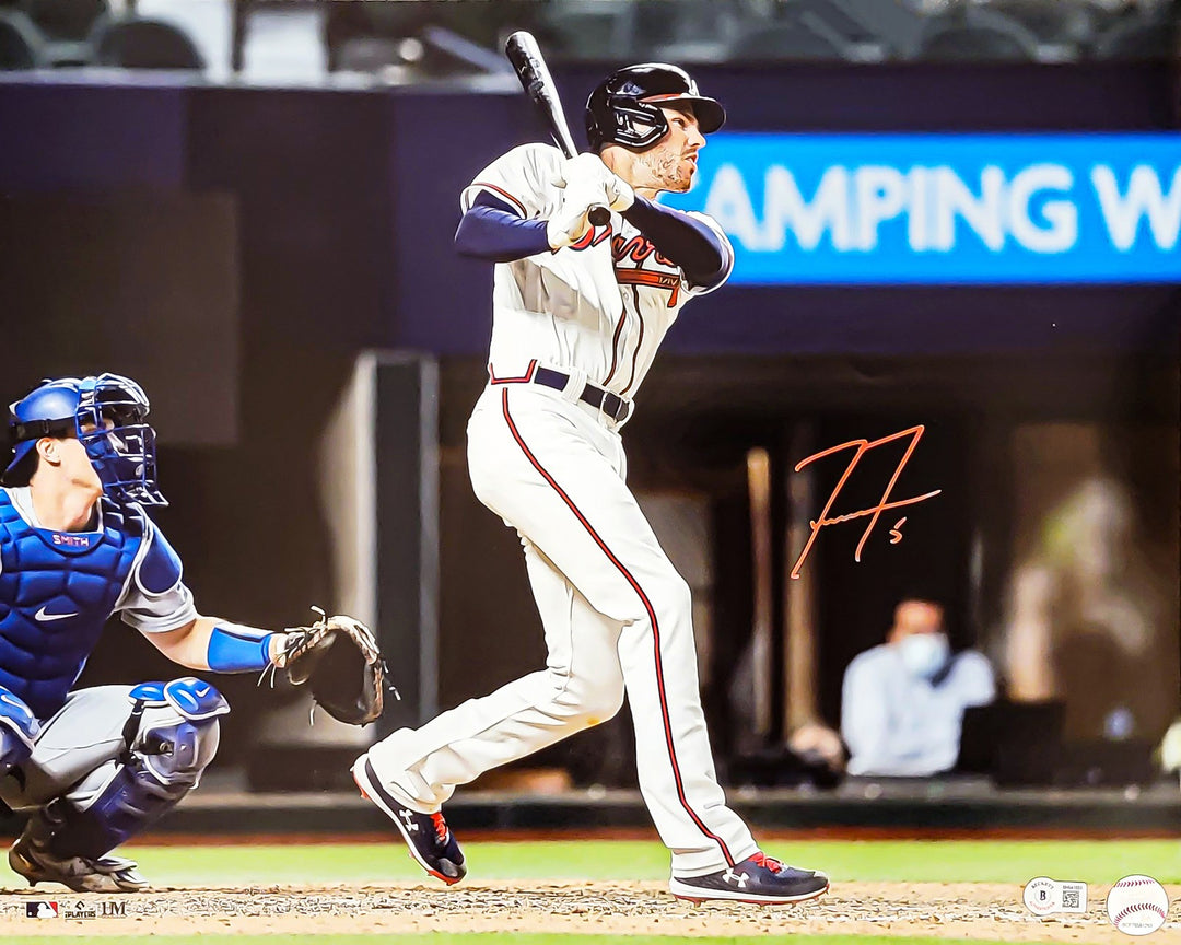 Freddie Freeman Autographed Signed 16x20 Photo Atlanta Braves Beckett