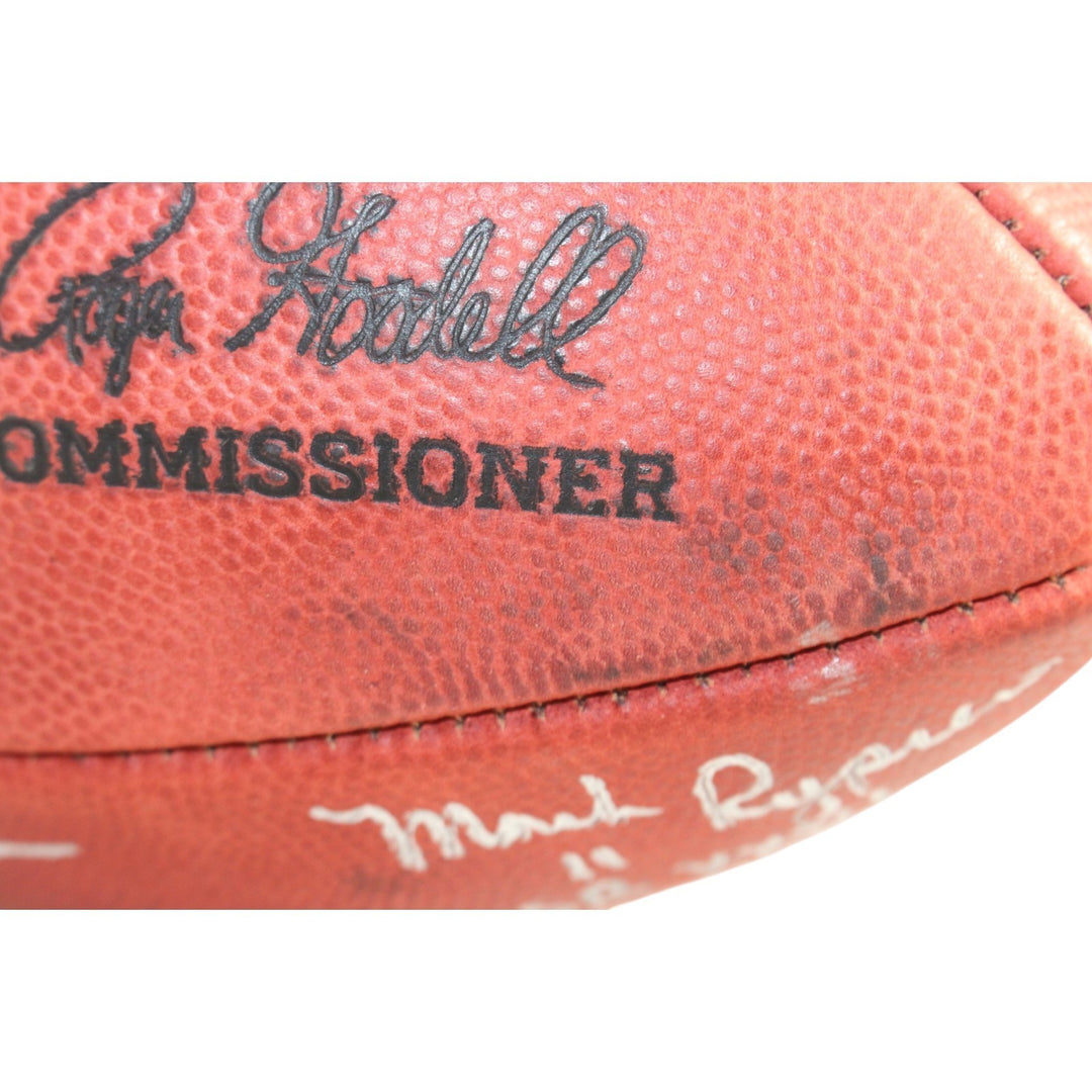 Riggins Rypien Williams Signed Washington Redskins Football AS IS Beckett 35611
