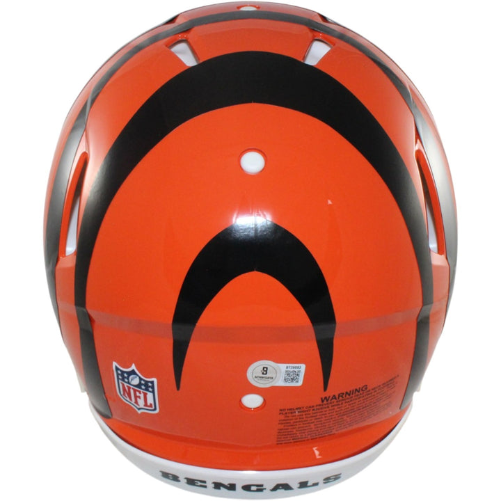 Boomer Esiason Autographed Cincinnati Bengals Authentic Helmet Beckett 56206