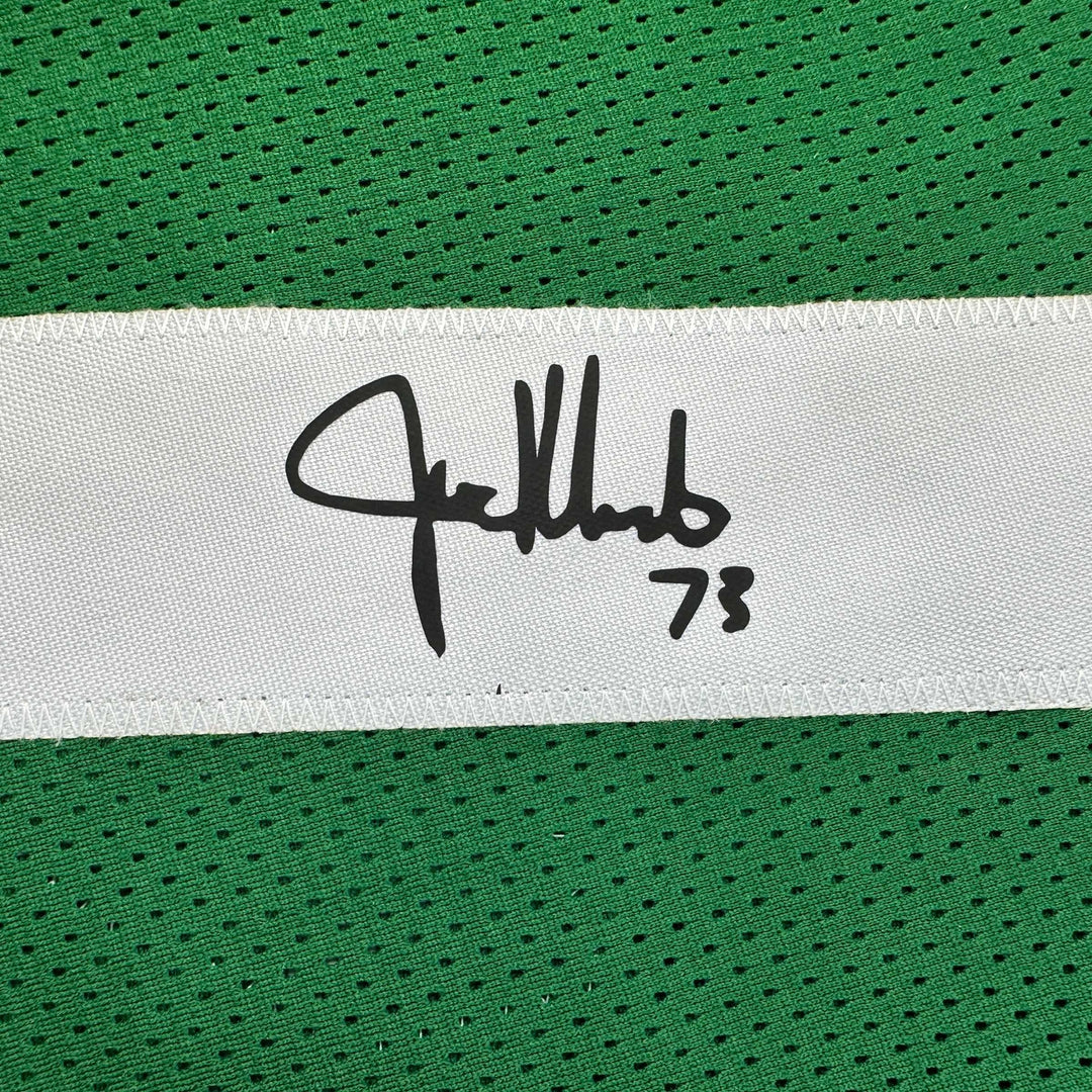 Facsimile Autographed Joe Klecko New York Green Reprint Jersey Size Men's XL