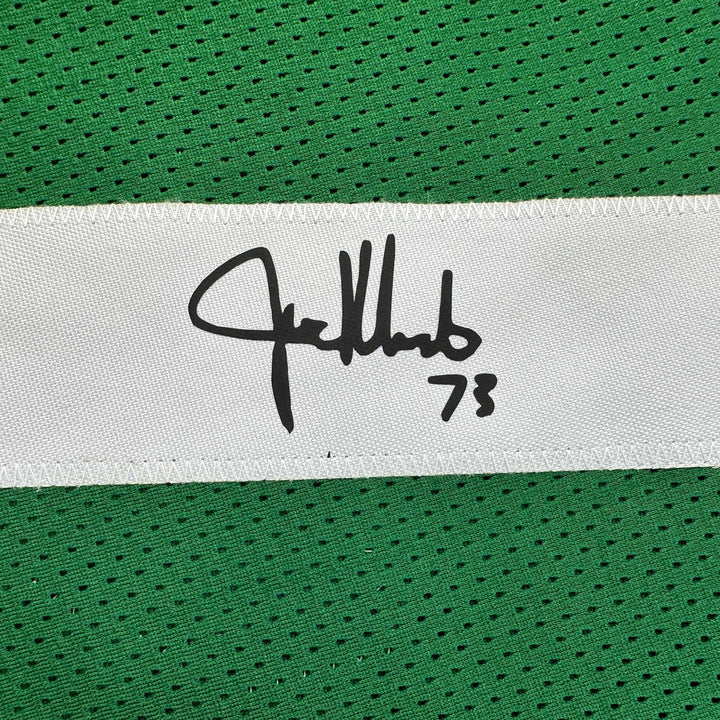 Facsimile Autographed Joe Klecko New York Green Reprint Jersey Size Men's XL