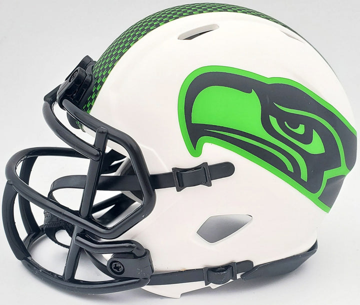 Michael Dickson Signed Seahawks Lunar Eclipse White Speed Mini Helmet MCS Holo
