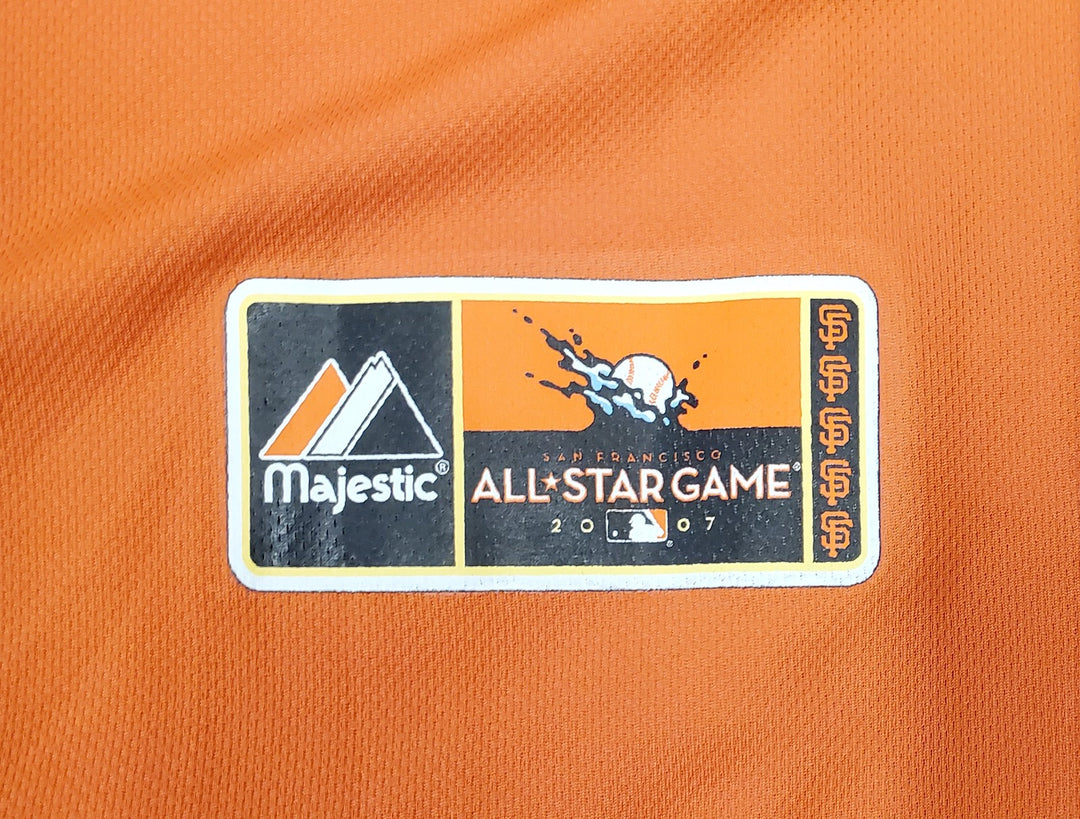 Mariners Ichiro Suzuki Auto Orange Majestic 2007 All-Star Game Jersey 07 ASG MVP