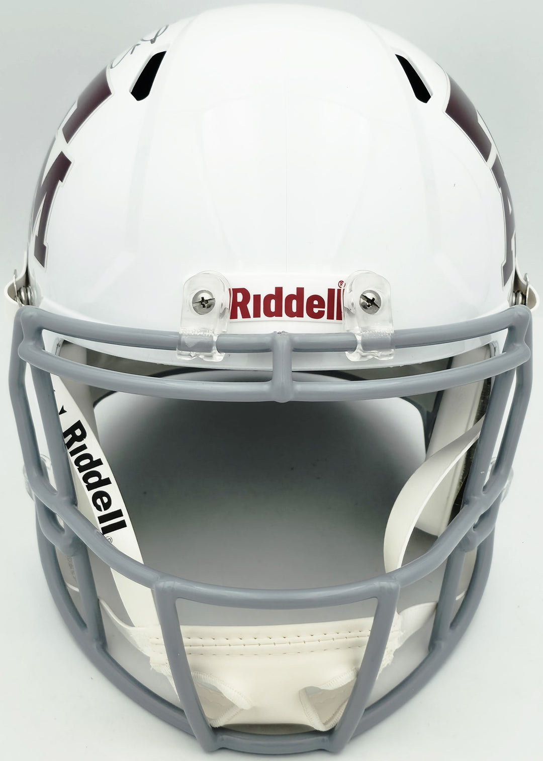 Johnny Manziel Auto Texas A&M White Full Size Rep Helmet Johnny F'cking Football