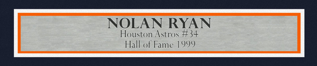 Houston Astros Nolan Ryan Signed Nike Cooperstown Auth Collection Jersey BAS QR