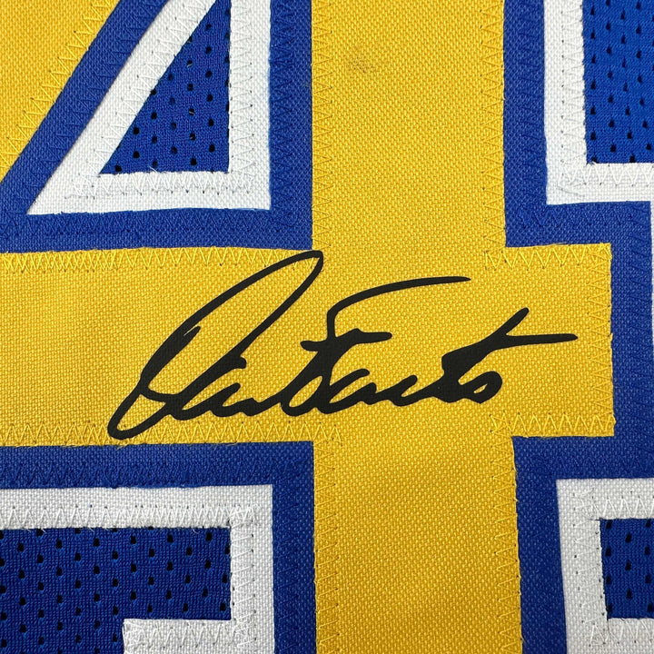 Facsimile Autographed Dan Fouts San Diego Blue Reprint Jersey Size Men's XL