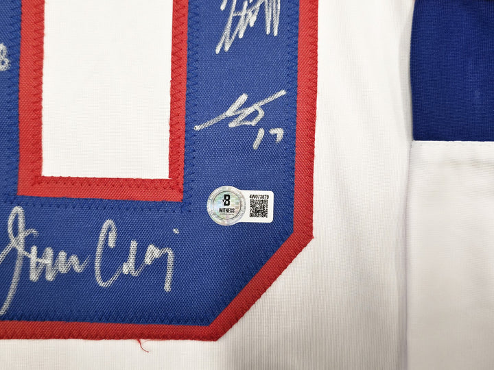 1980 Team USA Miracle on Ice Auto White Jersey Miracles? 18 Sig Eruzione Beckett