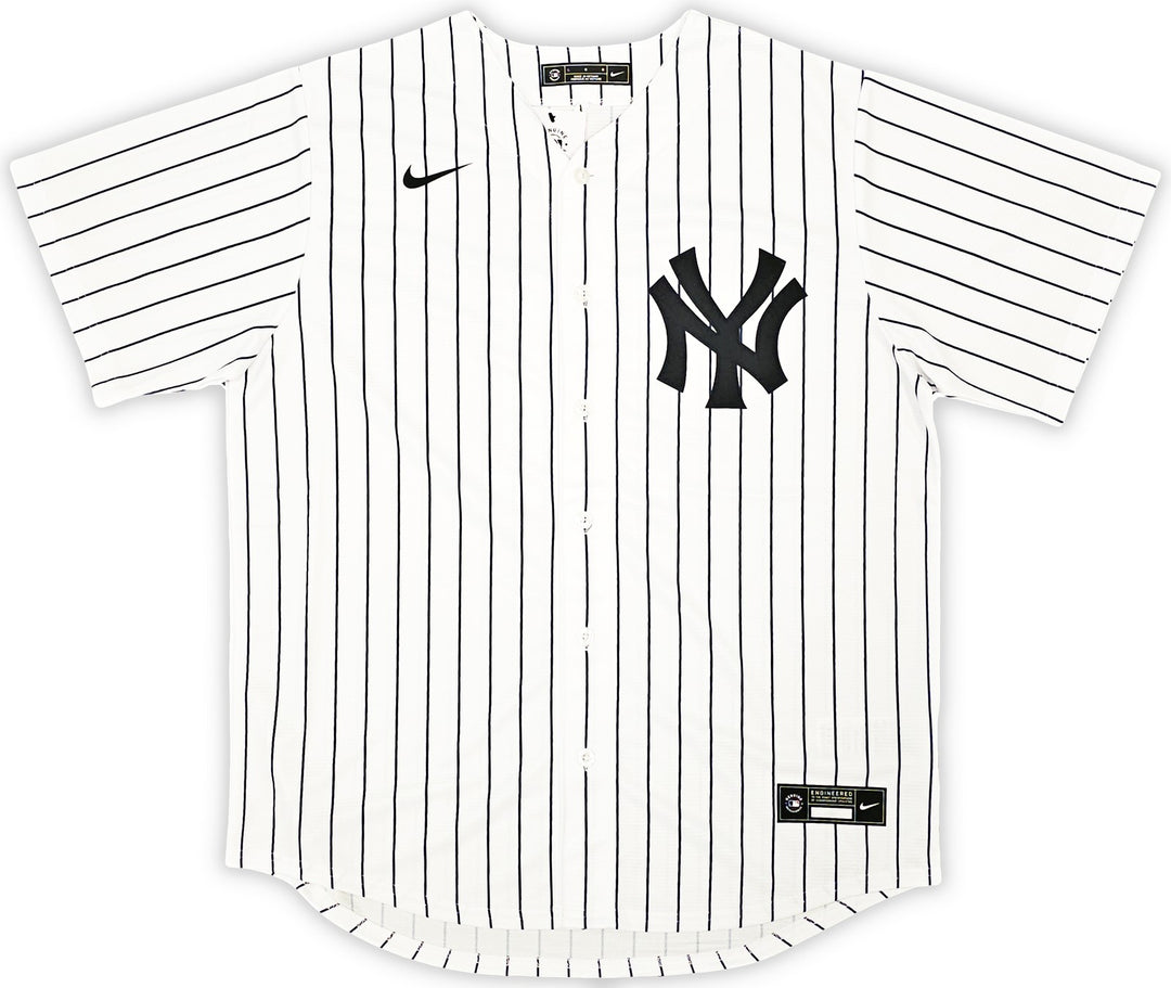 New York Yankees Anthony Volpe Signed White Nike Jersey Size L Fanatics Holo