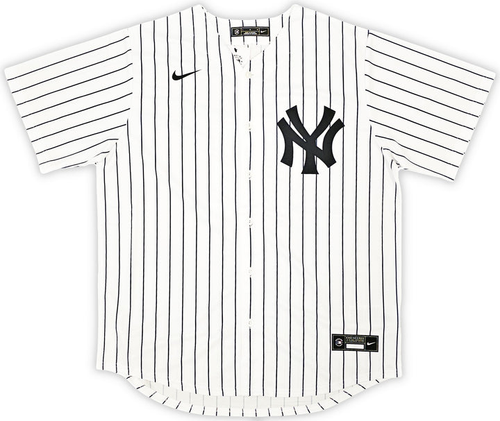 New York Yankees Anthony Volpe Signed White Nike Jersey Size L Fanatics Holo
