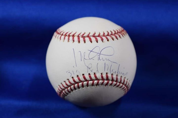 Mike Lum PSA DNA Autograph Major League OML Signed Baseball Rare Big Red Machine