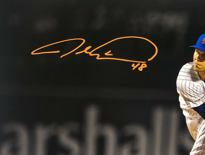 Jacob DeGrom Signed 11x14 Spotlight Photo framed Mets coin auto Fanatics COA CY