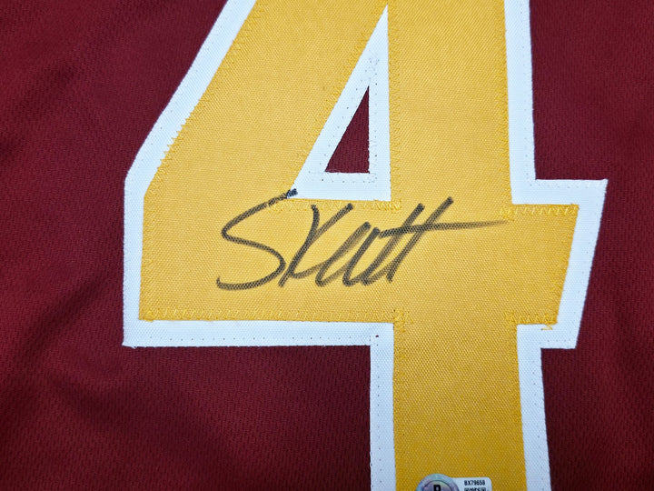 Arizona State Sun Devils Cam Skattebo Signed Red Jersey Beckett BAS QR