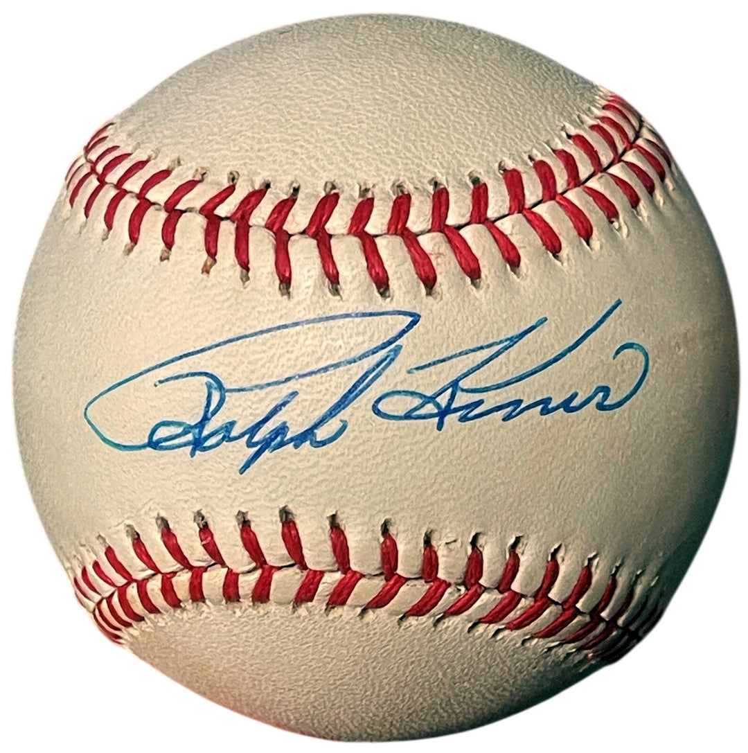 Ralph Kiner signed RONL Official National League Baseball imperfect - COA (HOF)