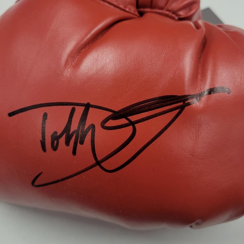 Dolph Lundgren signed Everlast Boxing Glove Drago autograph ~ Beckett BAS Holo