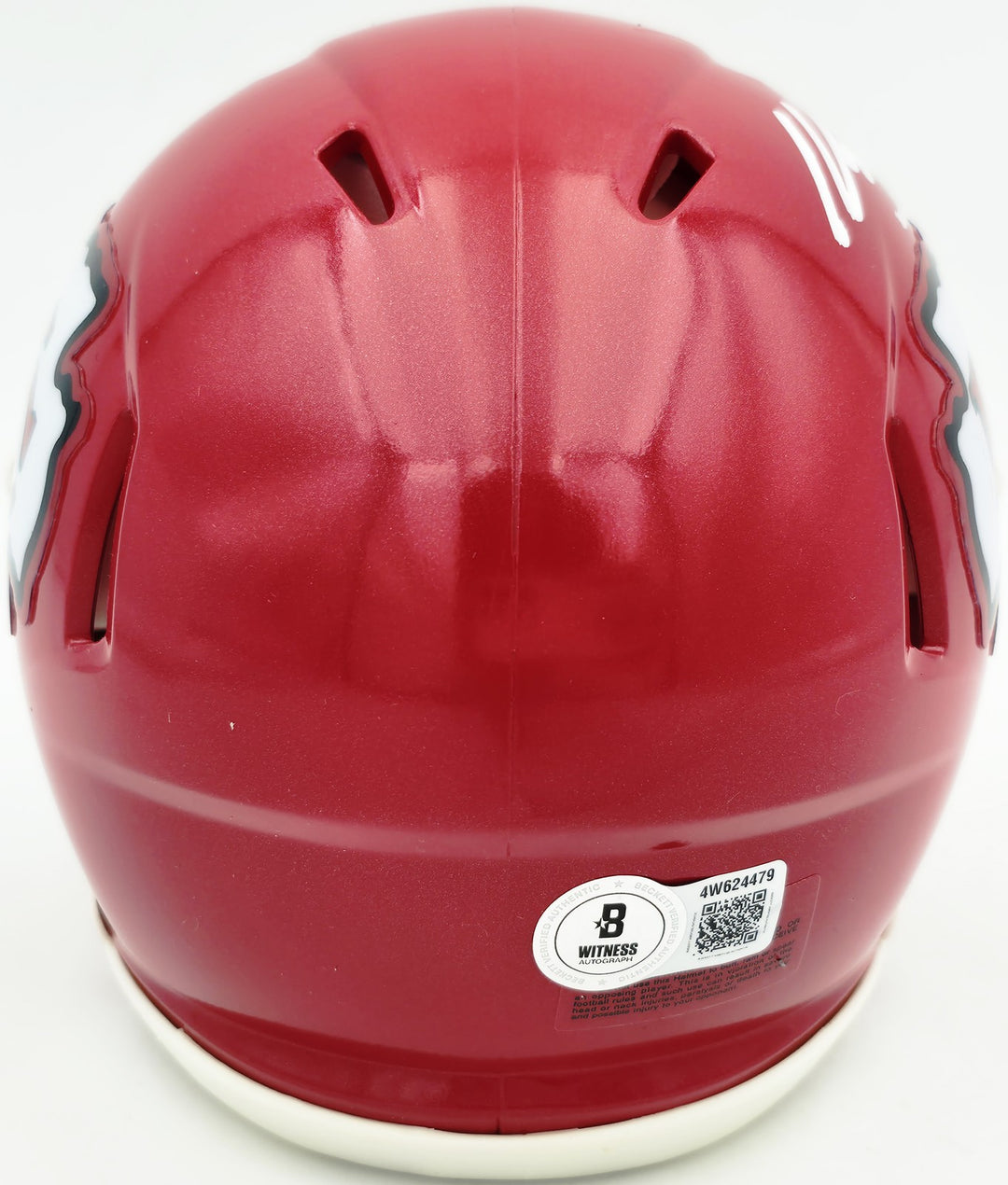 Kenneth Walker III Signed Chiefs Red Speed Mini Helmet Beckett Witness