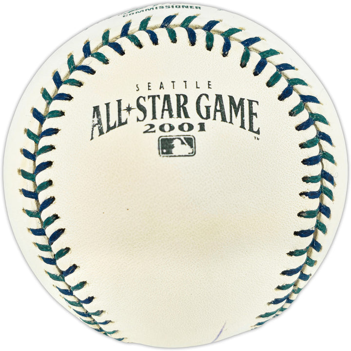 Bret Boone Signed 2001 All Star Game Logo Baseball Mariners MCS Holo