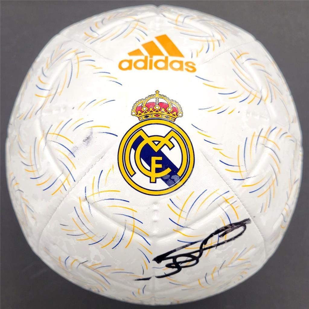 Karim Benzema signed Adidas Real Madrid Soccer Ball autograph (A) ~ Beckett BAS