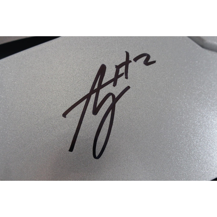 Ashton Jeanty Autographed Las Vegas Raiders SpeedFlex Beckett Witnessed 57512