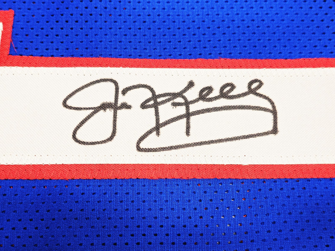 Buffalo Bills Jim Kelly Signed Blue Jersey Beckett Witness