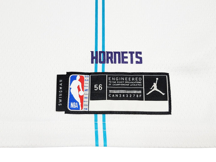 Charlotte Hornets LaMelo Ball Signed White Nike Swingman Jersey Size XXL Beckett