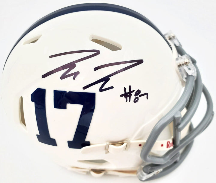Pat Freiermuth Signed Penn State Nittany Lions White Speed Mini Helmet Beckett