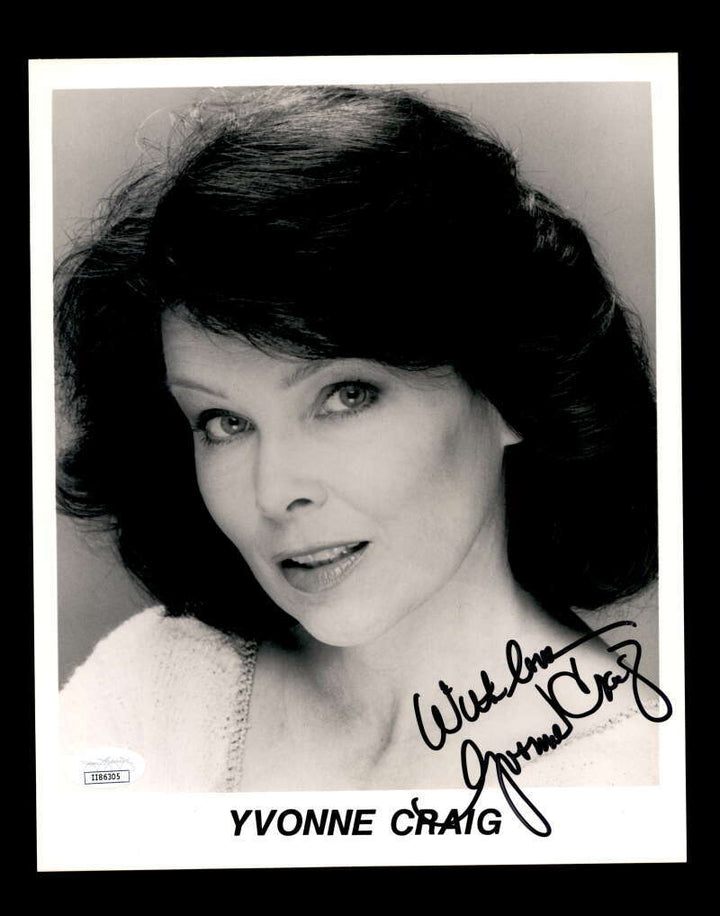 Yvonne Craig JSA Coa Signed 8x10 Photo Certified Autograph