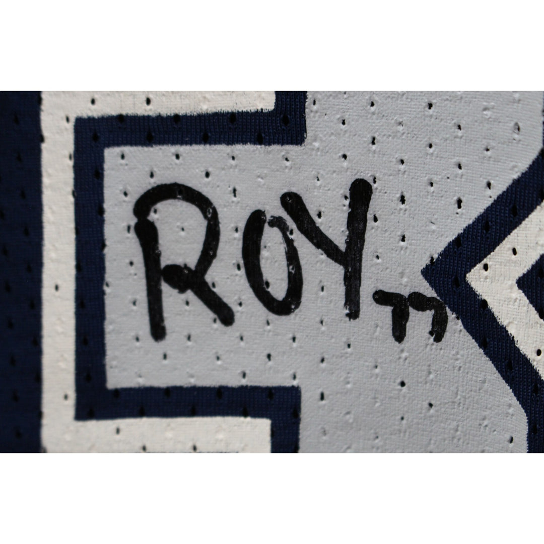 Tony Dorsett Signed Dallas Cowboys Russell Blue 48 Jersey 2 Insc BAS 48480