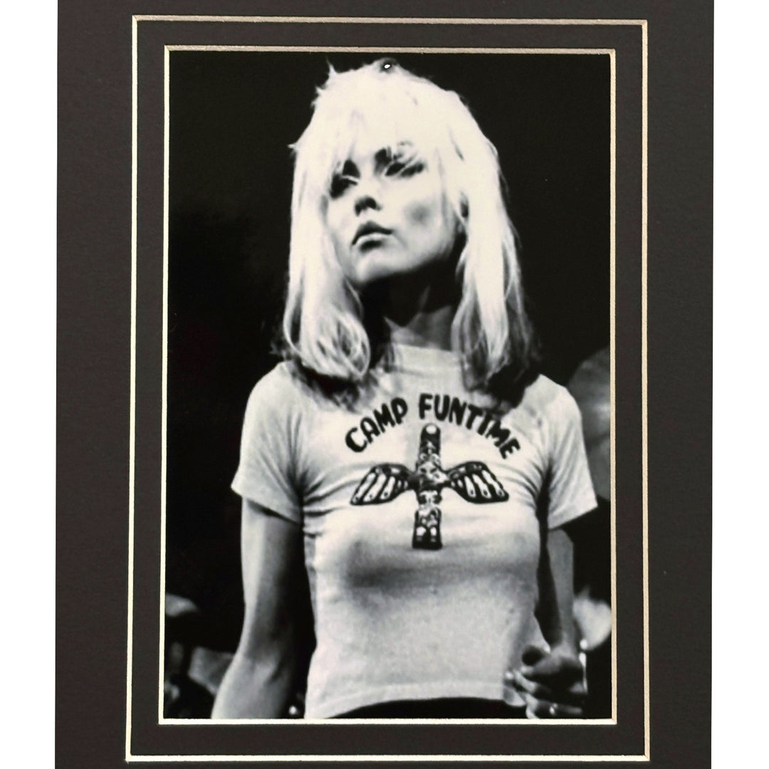 Debbie Harry Signed Cut Framed Photo Collage Beckett COA Blondie Autographed