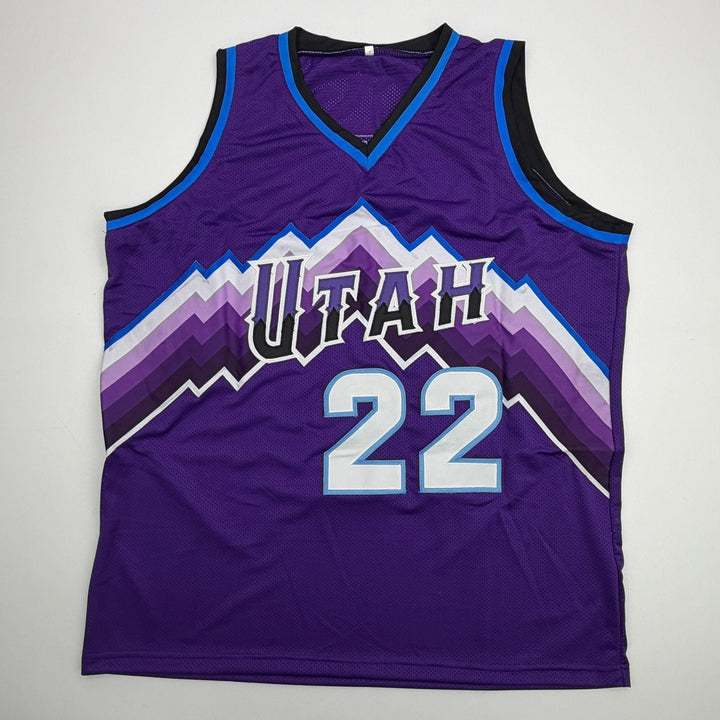 Facsimile Autographed Darryn Peterson Utah Purple Reprint Auto Jersey XL