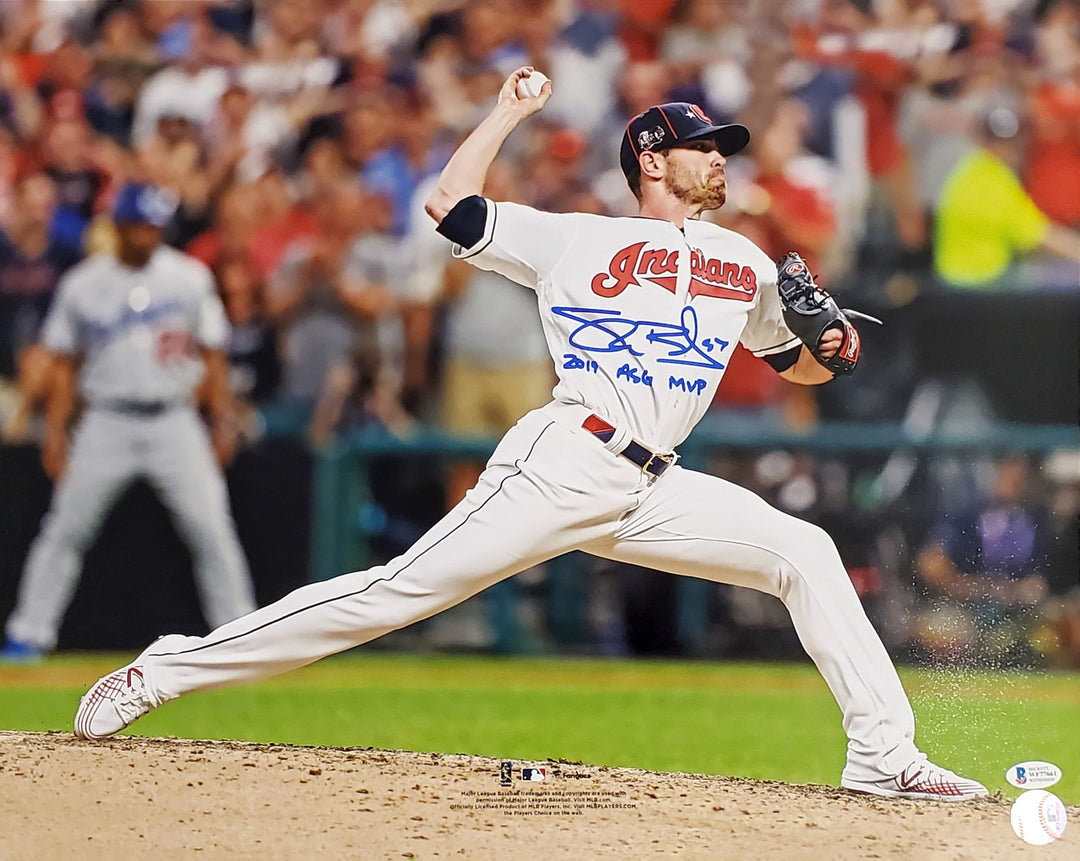 Shane Bieber Signed 16x20 Photo Cleveland Indians "2019 ASG MVP" Beckett