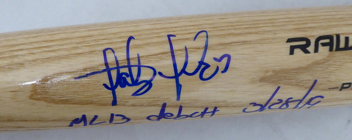 Fernando Tatis Jr. Signed Blonde Rawlings Bat Padres "MLB Debut 3-28-19" Beckett