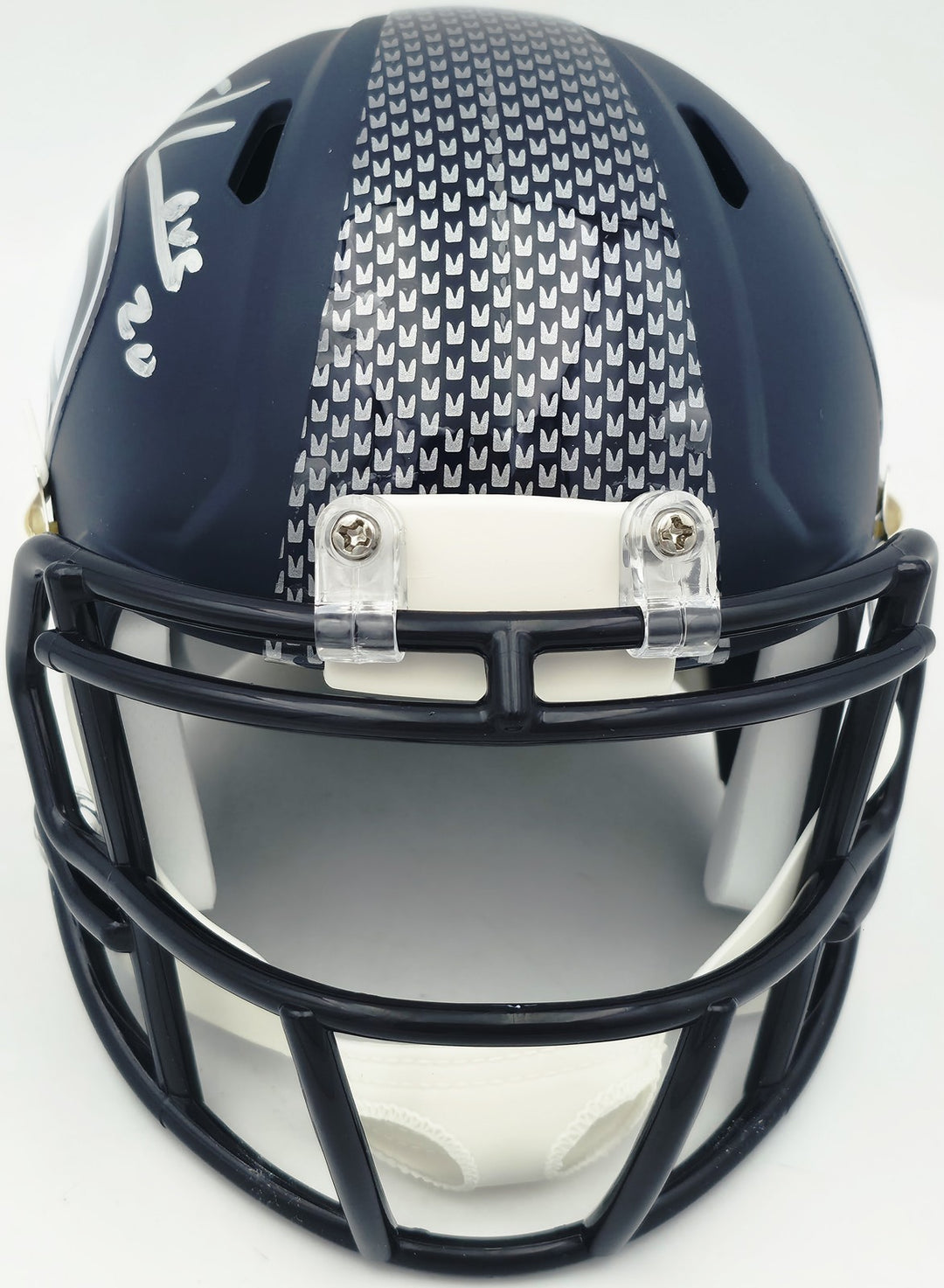 Julian Love Signed Seattle Seahawks Blue Speed Mini Helmet MCS Holo