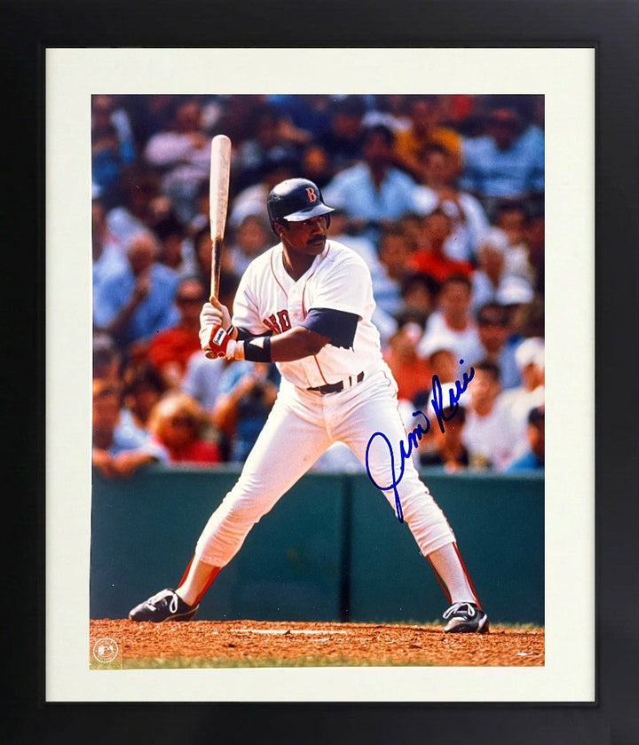 Jim Rice signed Boston Red Sox MLB Licensed  8x10 Photo imperfect Framed-COA/HOF