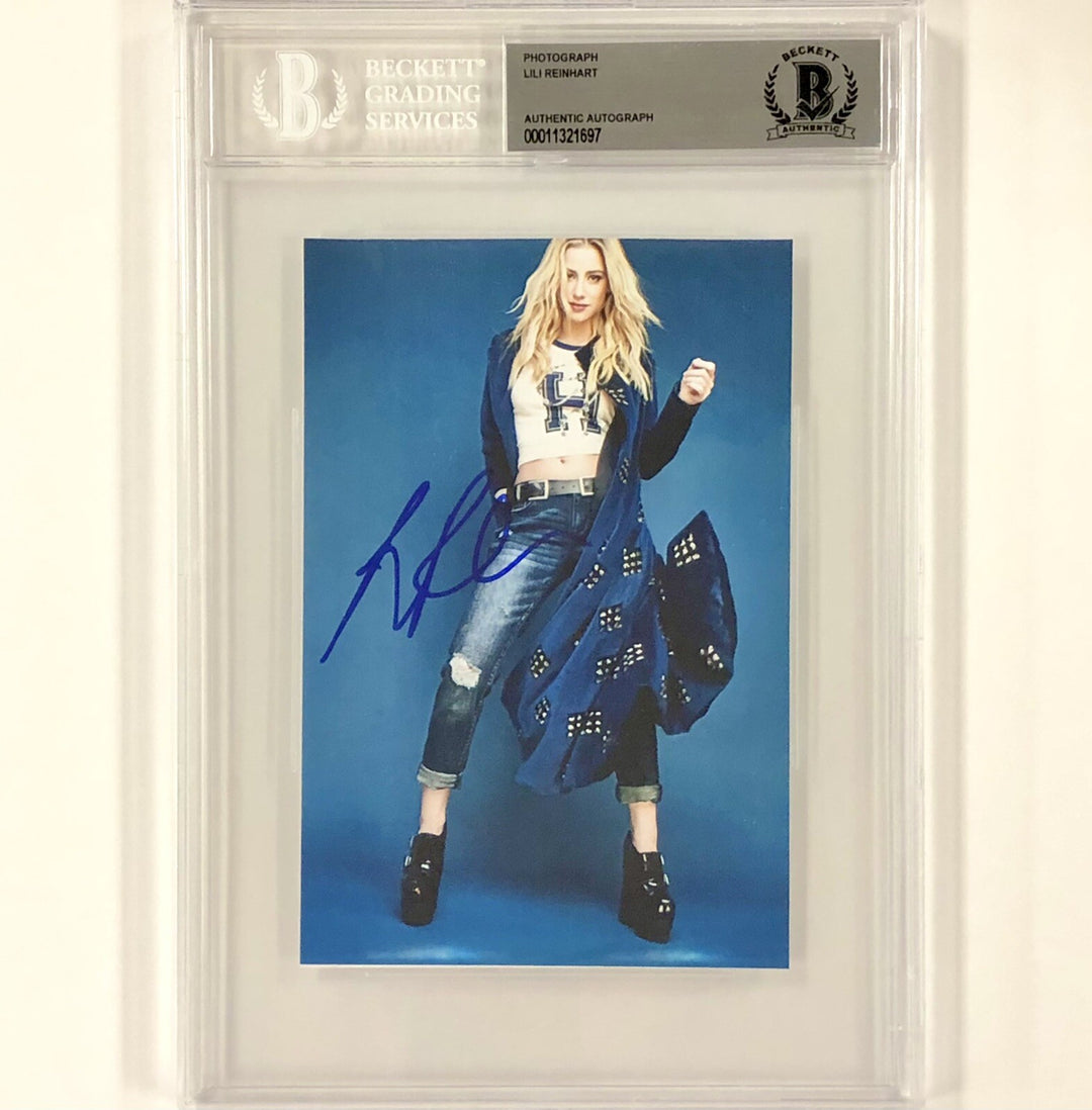 Lili Reinhart autograph signed 4x6 Photo A Beckett BAS COA Riverdale & Hustlers