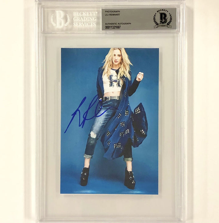 Lili Reinhart autograph signed 4x6 Photo A Beckett BAS COA Riverdale & Hustlers