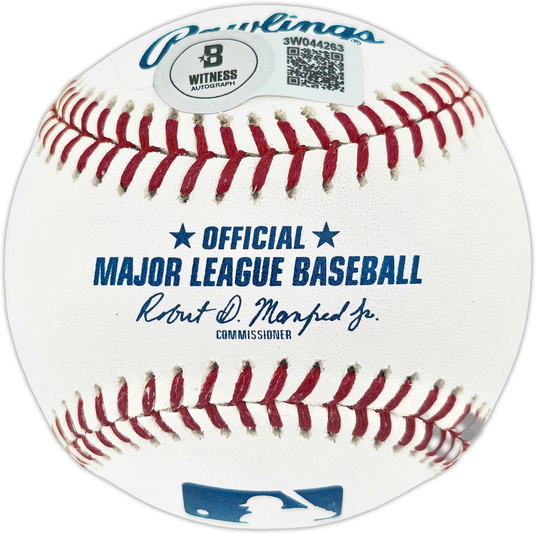 Trevor Hoffman Signed MLB Baseball Padres (Smudged) Beckett Wit